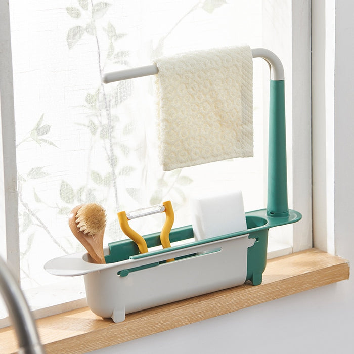 Telescopic Sink Shelf Kitchen Organizer