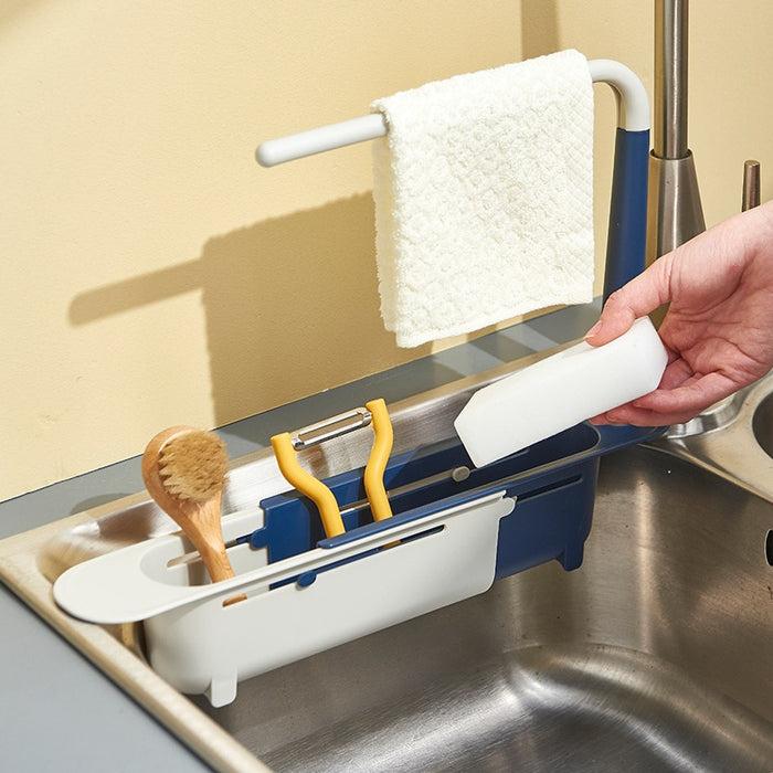 Telescopic Sink Shelf Kitchen Organizer