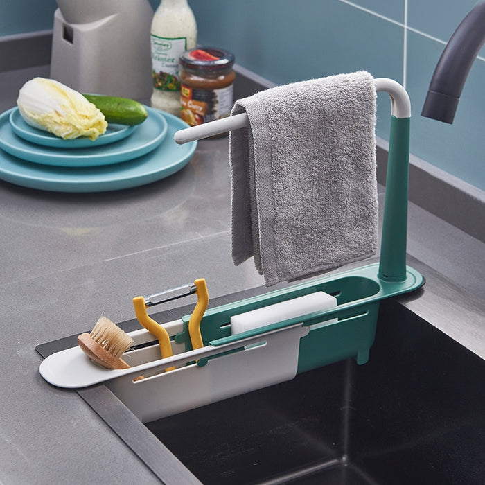 Telescopic Sink Shelf Kitchen Organizer