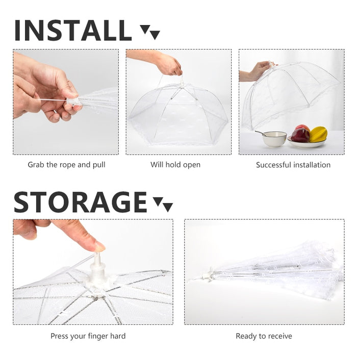 Portable Umbrella Style Food Cover