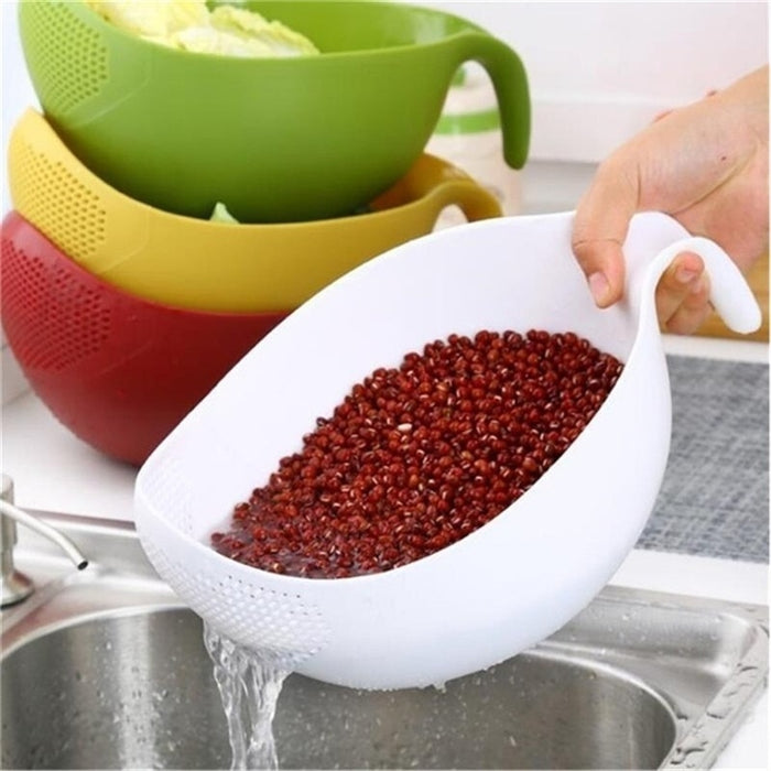 Plastic Rice Beans Peas Washing Filter Strainer