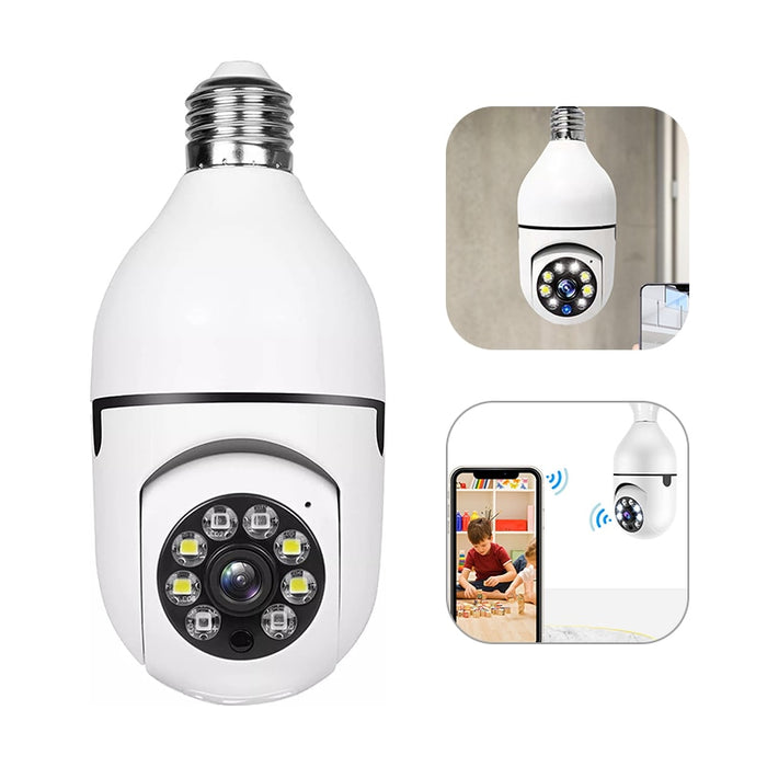 E27 Bulb Wireless Camera