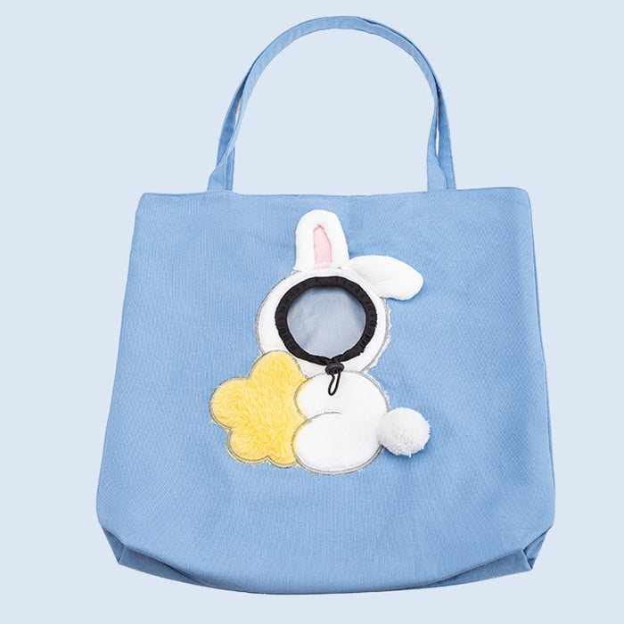 Cute Lion-Shaped Pet Canvas Shoulder Bag